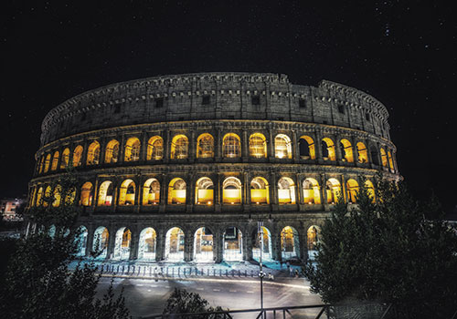 Il Colosseo visto di notte